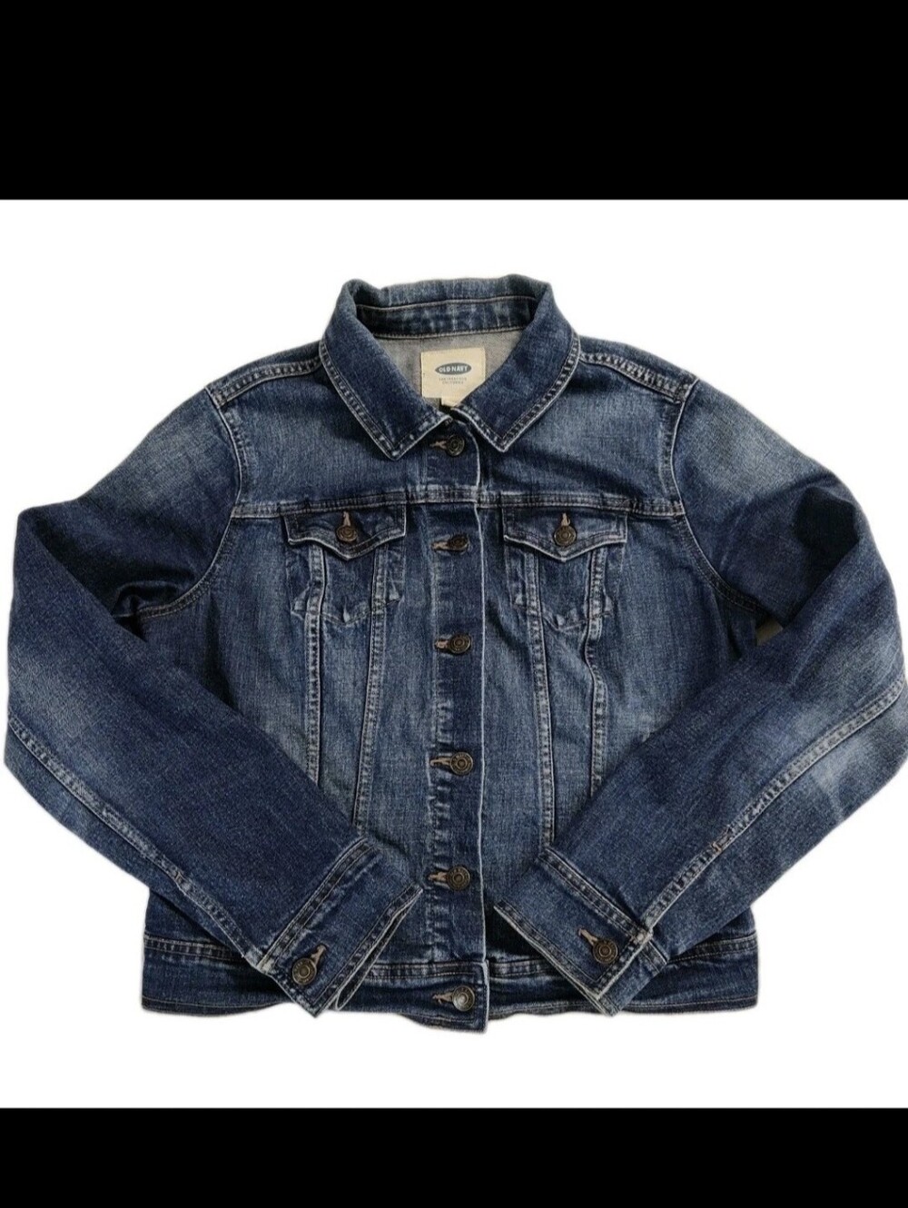 Old Navy Classic Medium Blue Denim Jean Jacket